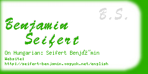 benjamin seifert business card